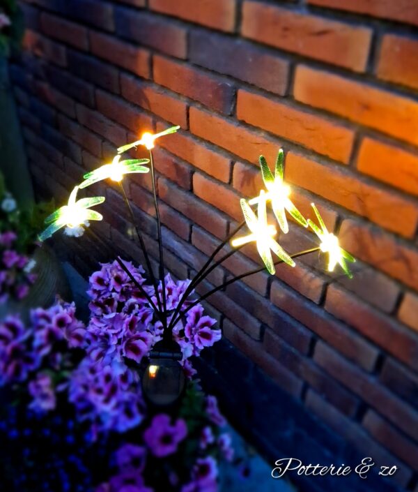 Solar tuinsteker libelle - Afbeelding 3