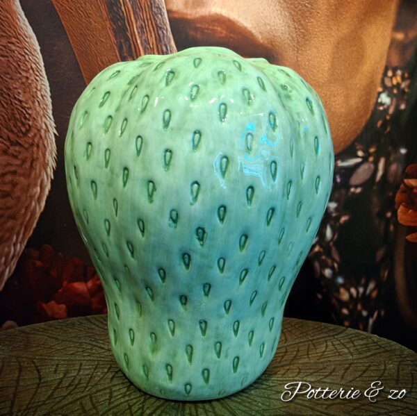 Aardbeien vaas lime groen L - Afbeelding 4