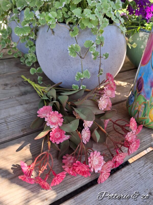 Brynxz bundel daisy spring  pink 34 cm