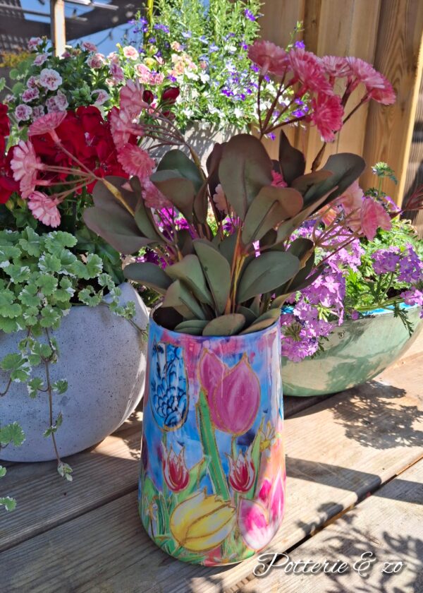 Brynxz bundel daisy spring  pink 34 cm - Afbeelding 3
