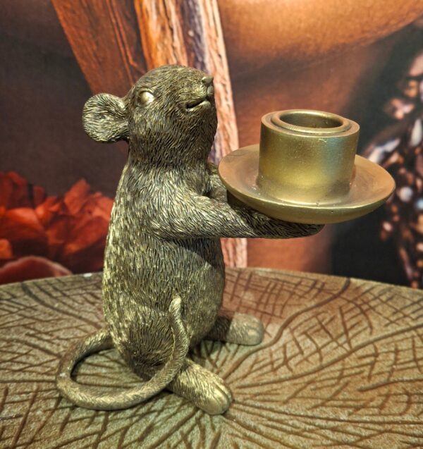 Kandelaar muis "goud " - Afbeelding 5