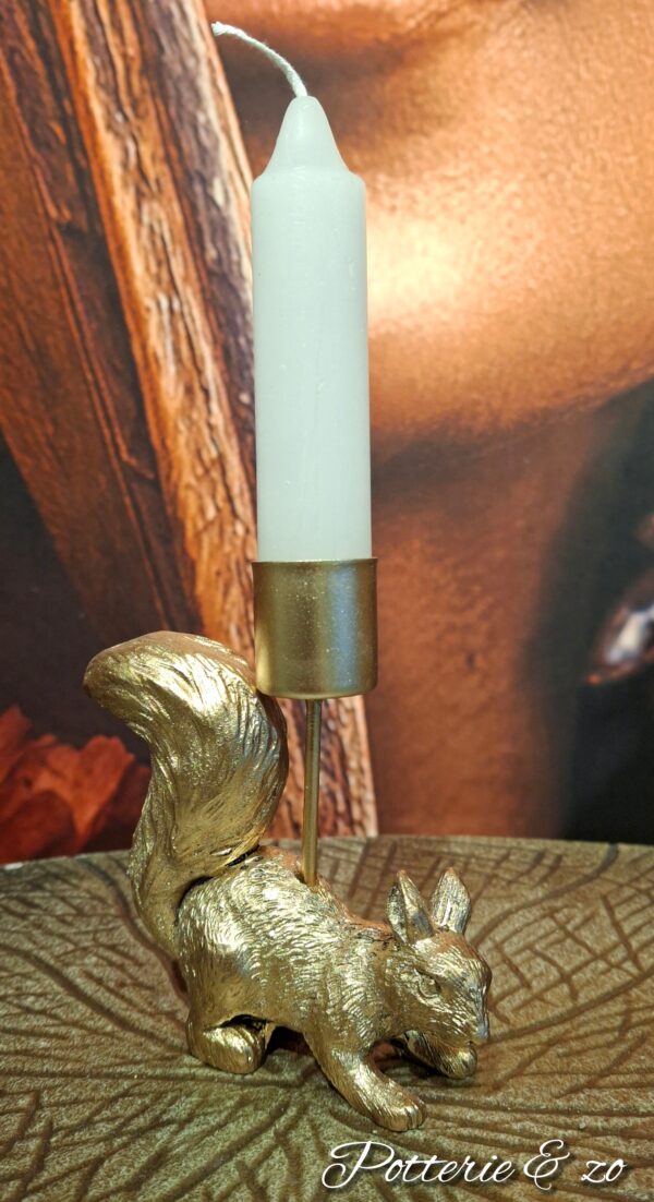 Kandelaar eekhoorn " goud "