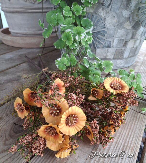 "Bundle Casadias" amber zijde boeket - Afbeelding 2