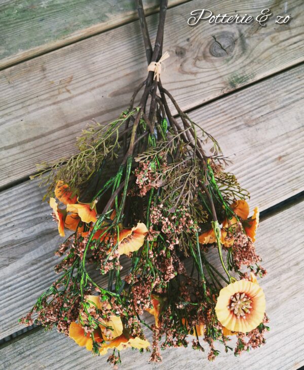 "Bundle Casadias" amber zijde boeket - Afbeelding 3