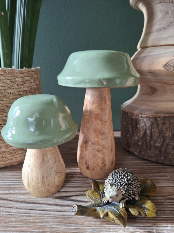 Paddenstoelen mangohout " groen " - Afbeelding 3