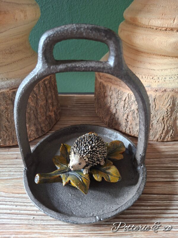 Egel op blad " bruin " - Afbeelding 4