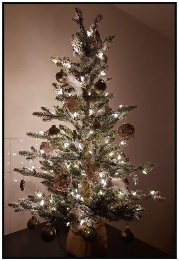 Faxo Flocked 91 cm met 50 Led