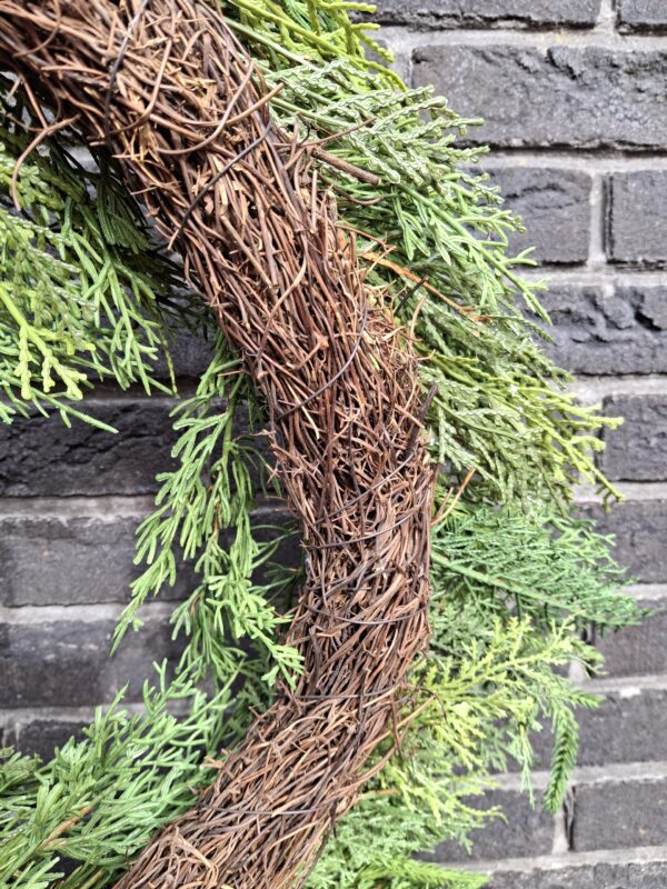 Kunstkrans conifeer 60 cm - Afbeelding 7